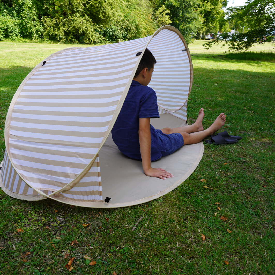 Pop-up Tent Ovaal gestreept