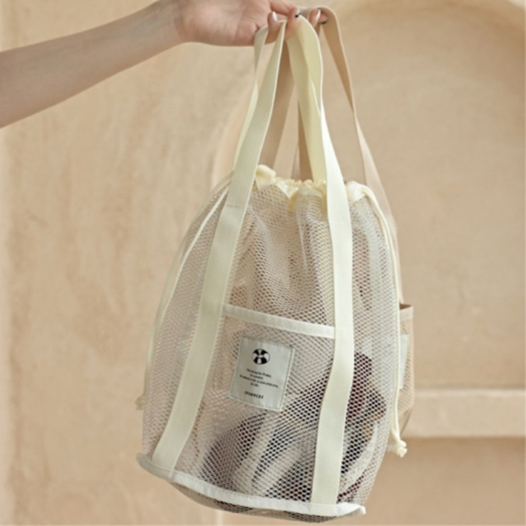 Mesh strandtas