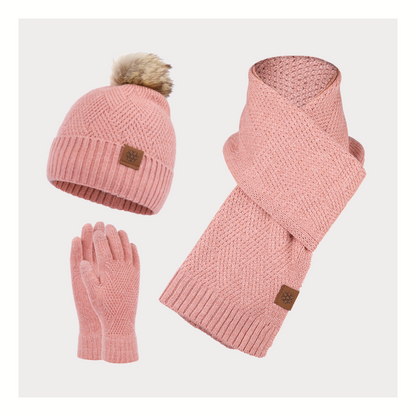 Volwassen Winter Set Pompon