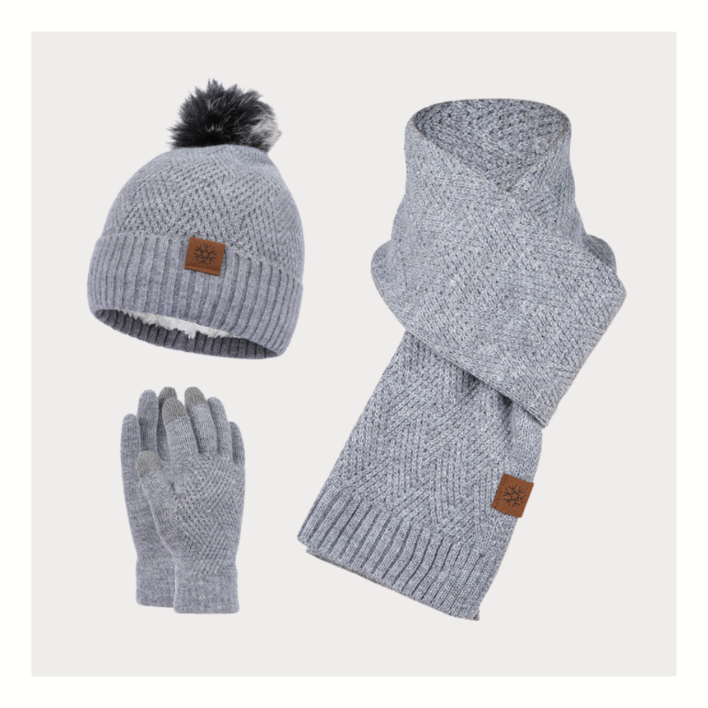 Volwassen Winter Set Pompon