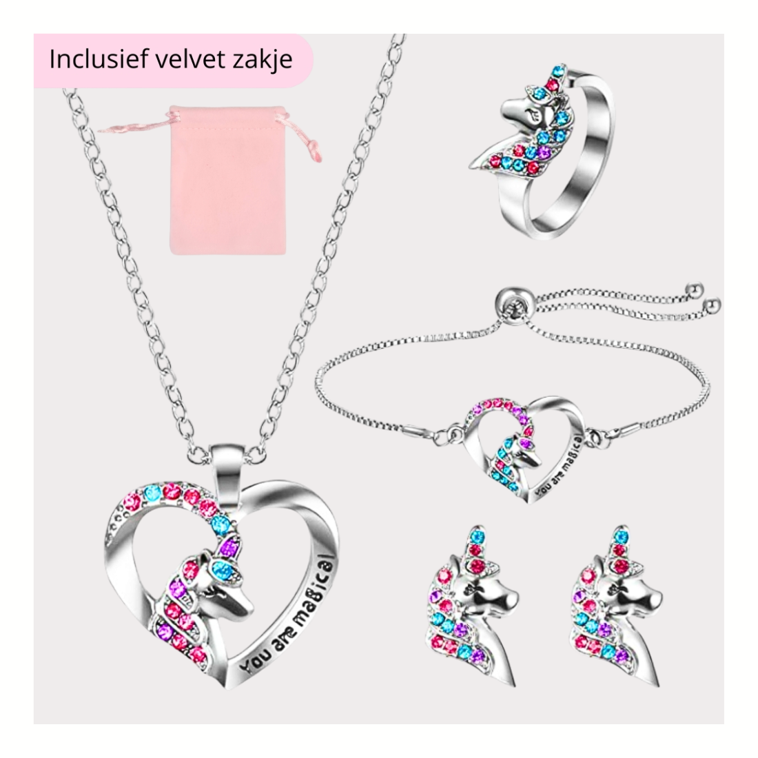 Unicorn Sieradenset