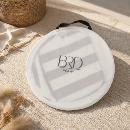 Pop-up Tent Rond Gestreept
