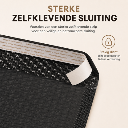 Bubbel Envelop Zwarte 5 stuks