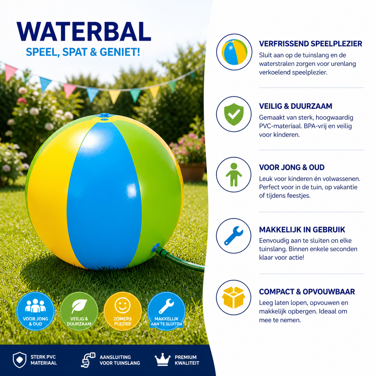 Opblaasbare Waterbal XL