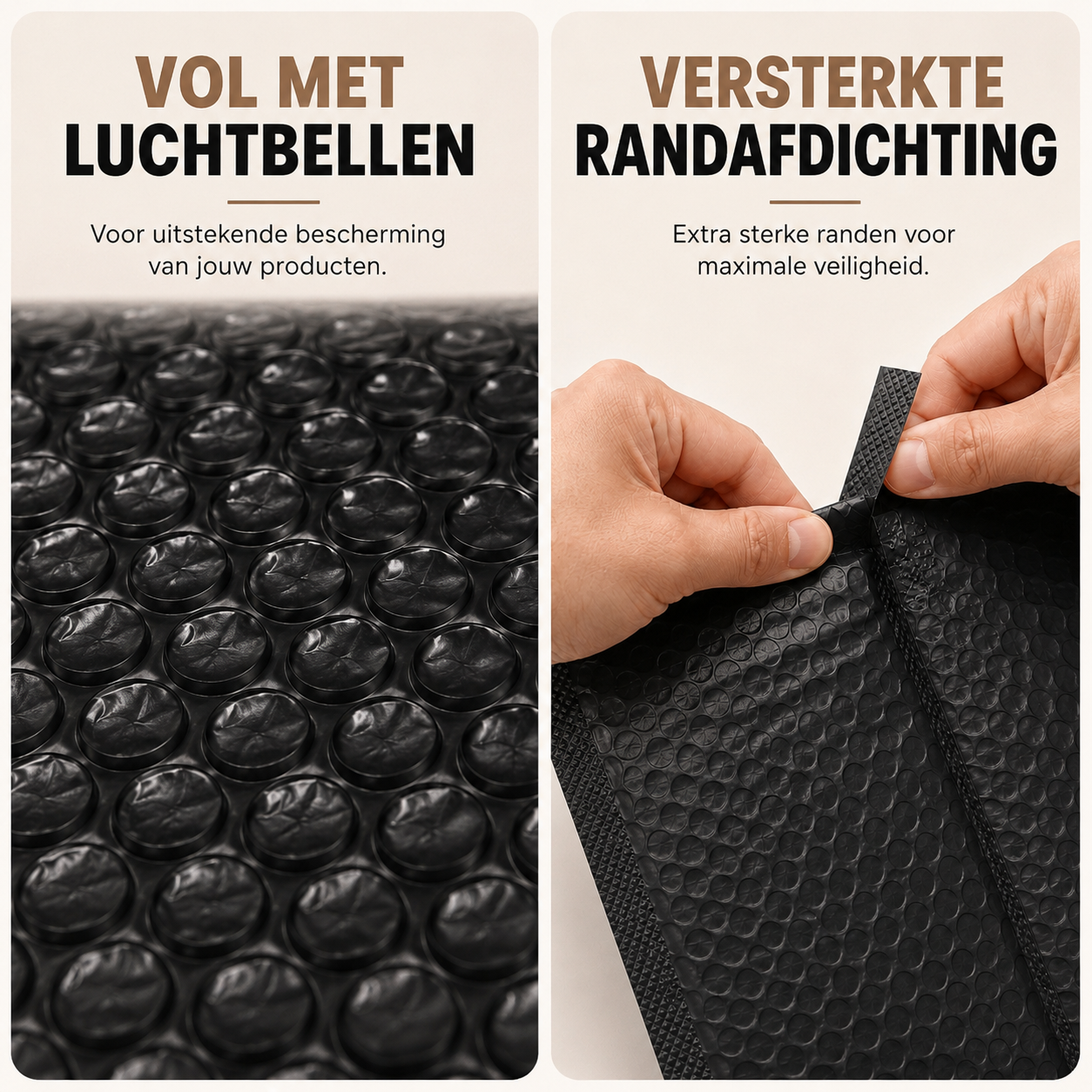 Bubbel Envelop Zwarte 5 stuks