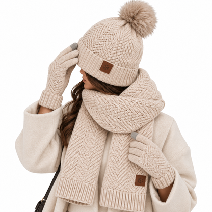 Volwassen Winter Set Pompon