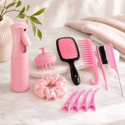12-delige Haarverzorging Roze