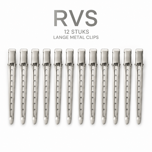 Lange Metal Clips RVS