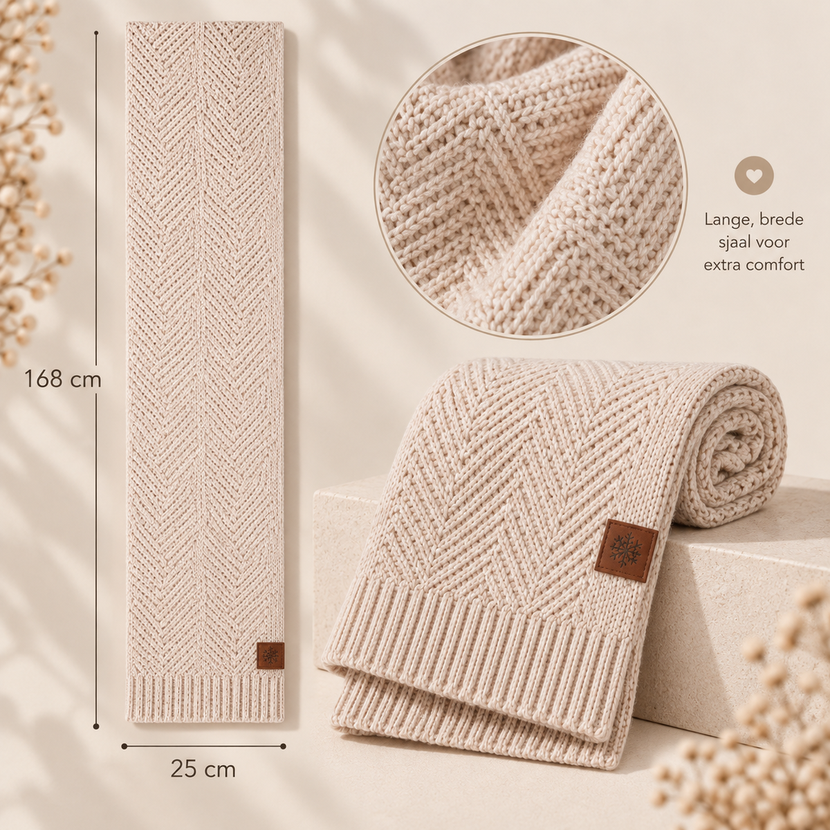 Volwassen Winter Set Pompon