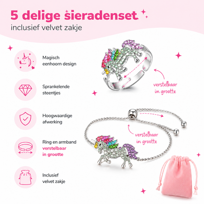 Unicorn Sieradenset