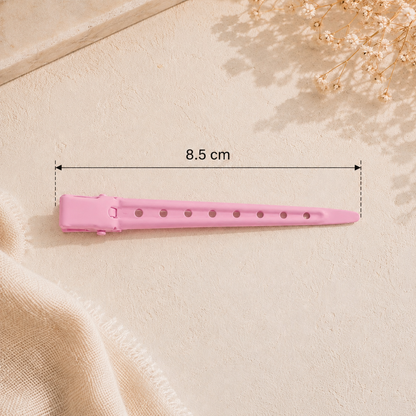 Lange Metal Clips Roze