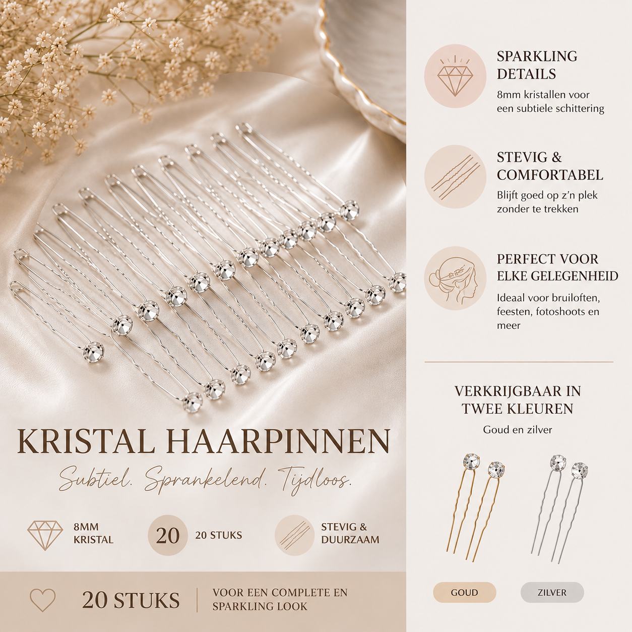 Lulu Kristal Zilver