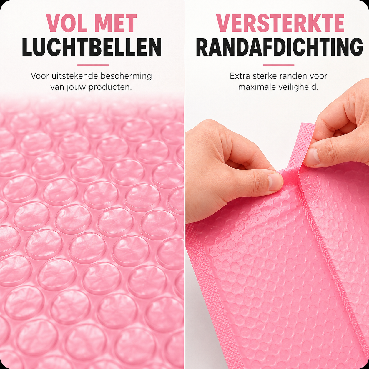 Bubbel Envelop Roze 5 stuks