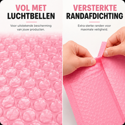 Bubbel Envelop Roze 5 stuks