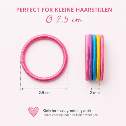 Masia Haarelastiekjes Gekleurd
