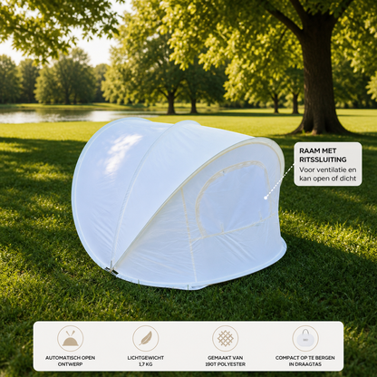 Pop-up Tent Rond Crème
