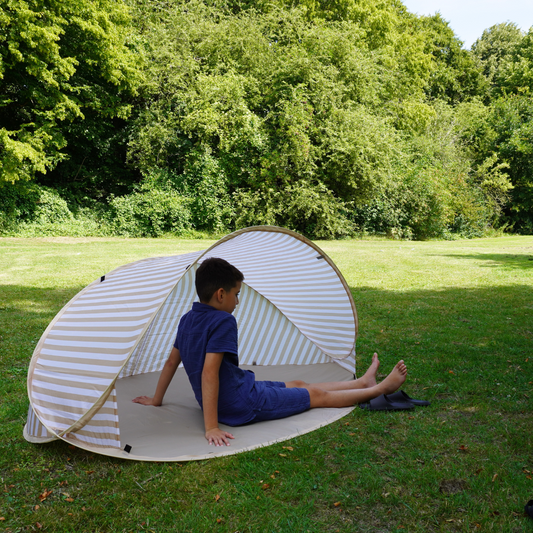 Pop-up Tent Ovaal gestreept