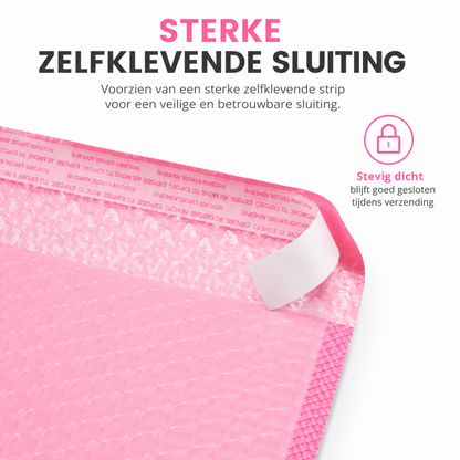 Bubbel Envelop Roze 5 stuks
