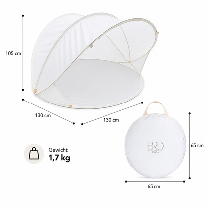 Pop-up Tent Rond Crème
