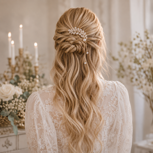 Haarsteek Noor Diamant Parel