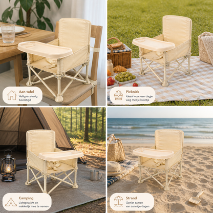 Kinderstoel Beige
