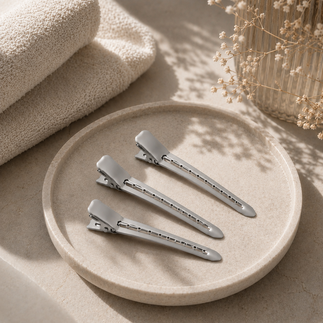 Lange Metal Clips RVS