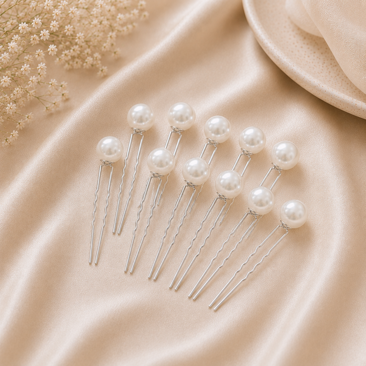 Lulu Parel Zilver 14mm