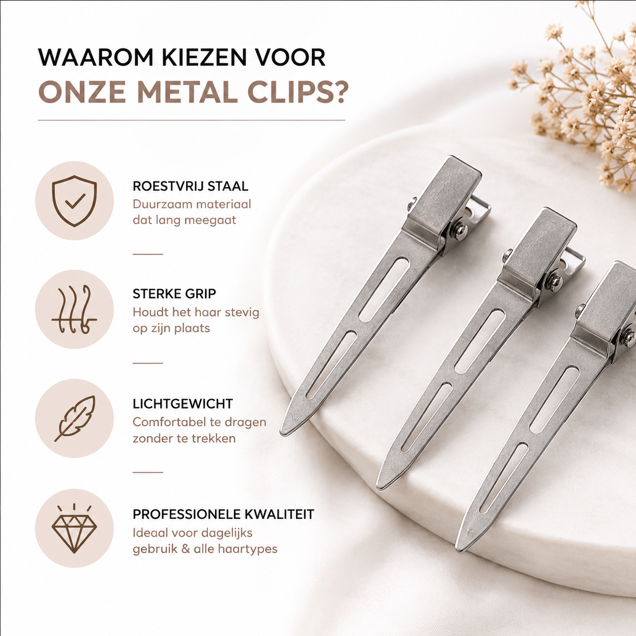 Metal Clips RVS