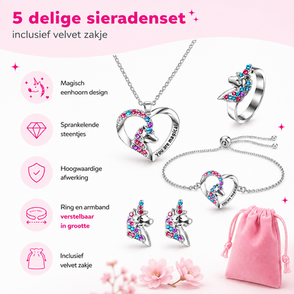 Unicorn Sieradenset