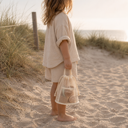 Mesh strandtas