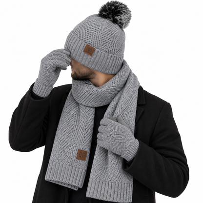 Volwassen Winter Set Pompon