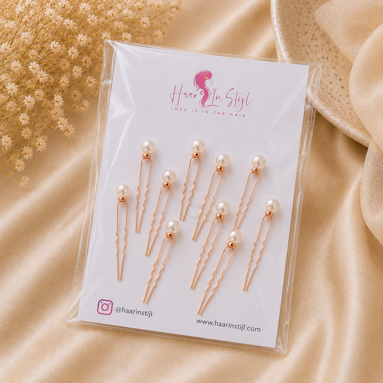Lulu Parel Rosé Goud 9mm